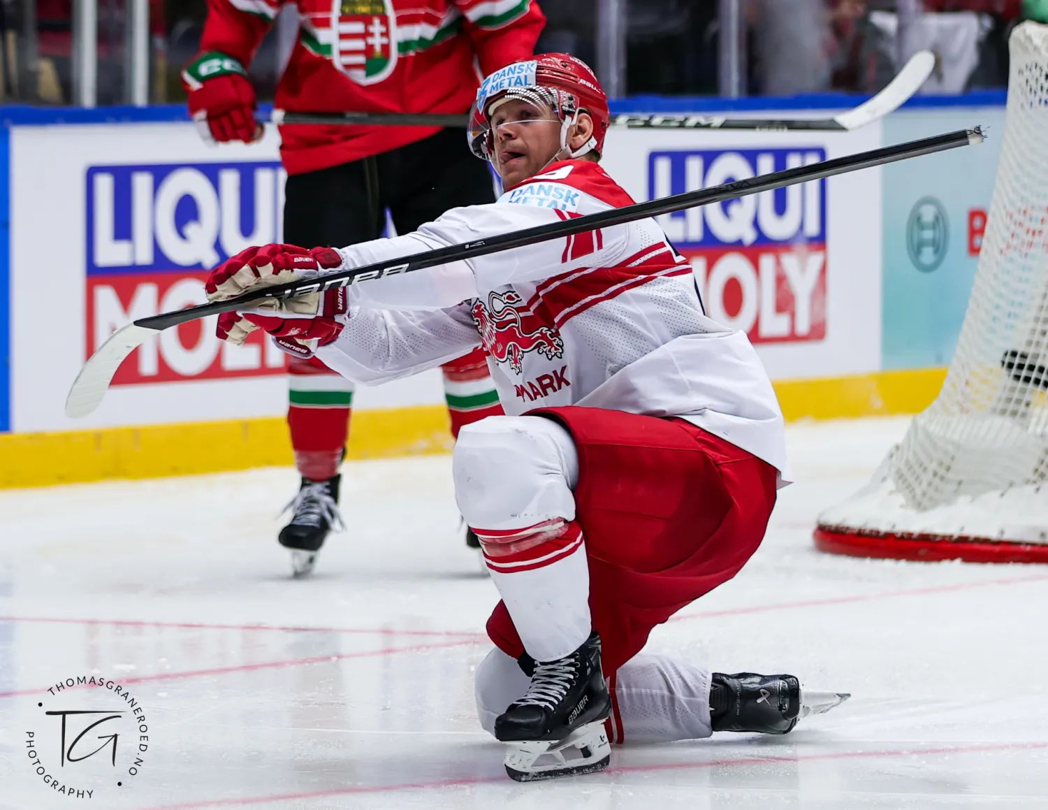 Danmark rundbarberede Ungarn