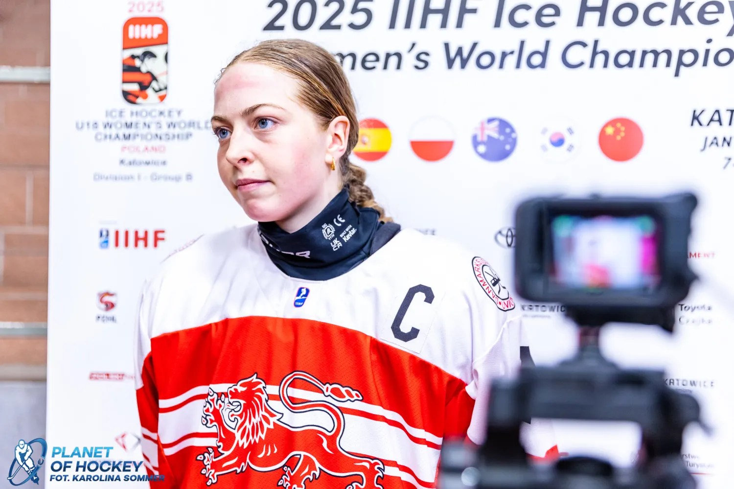 Kaptajn ved de danske U18 kvinder, Klara Holm